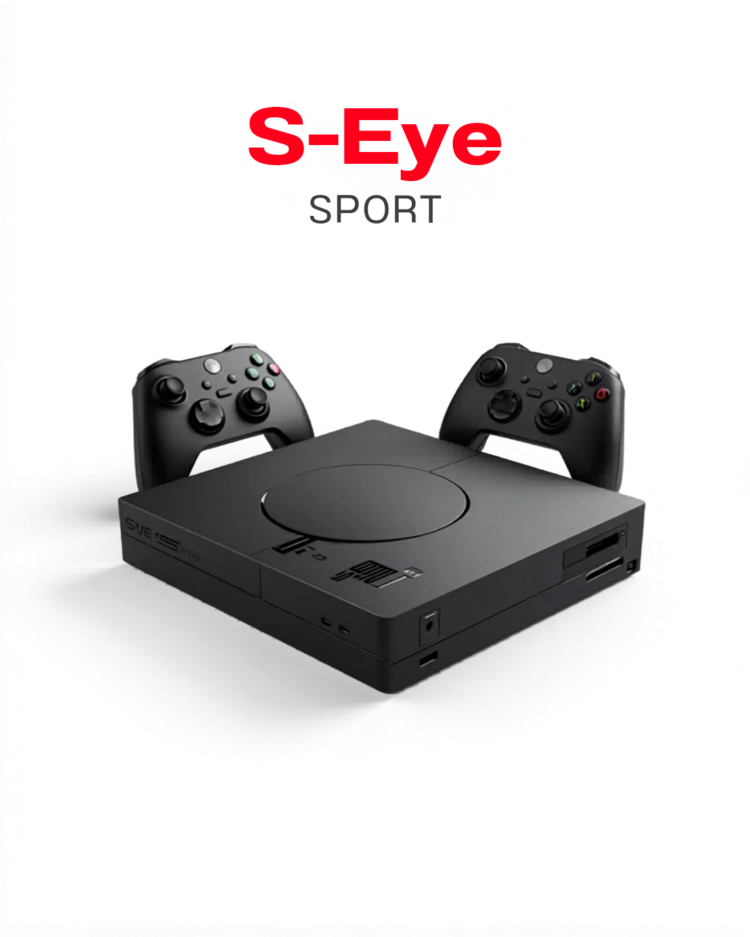 🎮 Consolă de Jocuri S-Eye SPORT 32-Bit cu 2 Controllere Wireless | 150 Jocuri | Ieșire AV TV