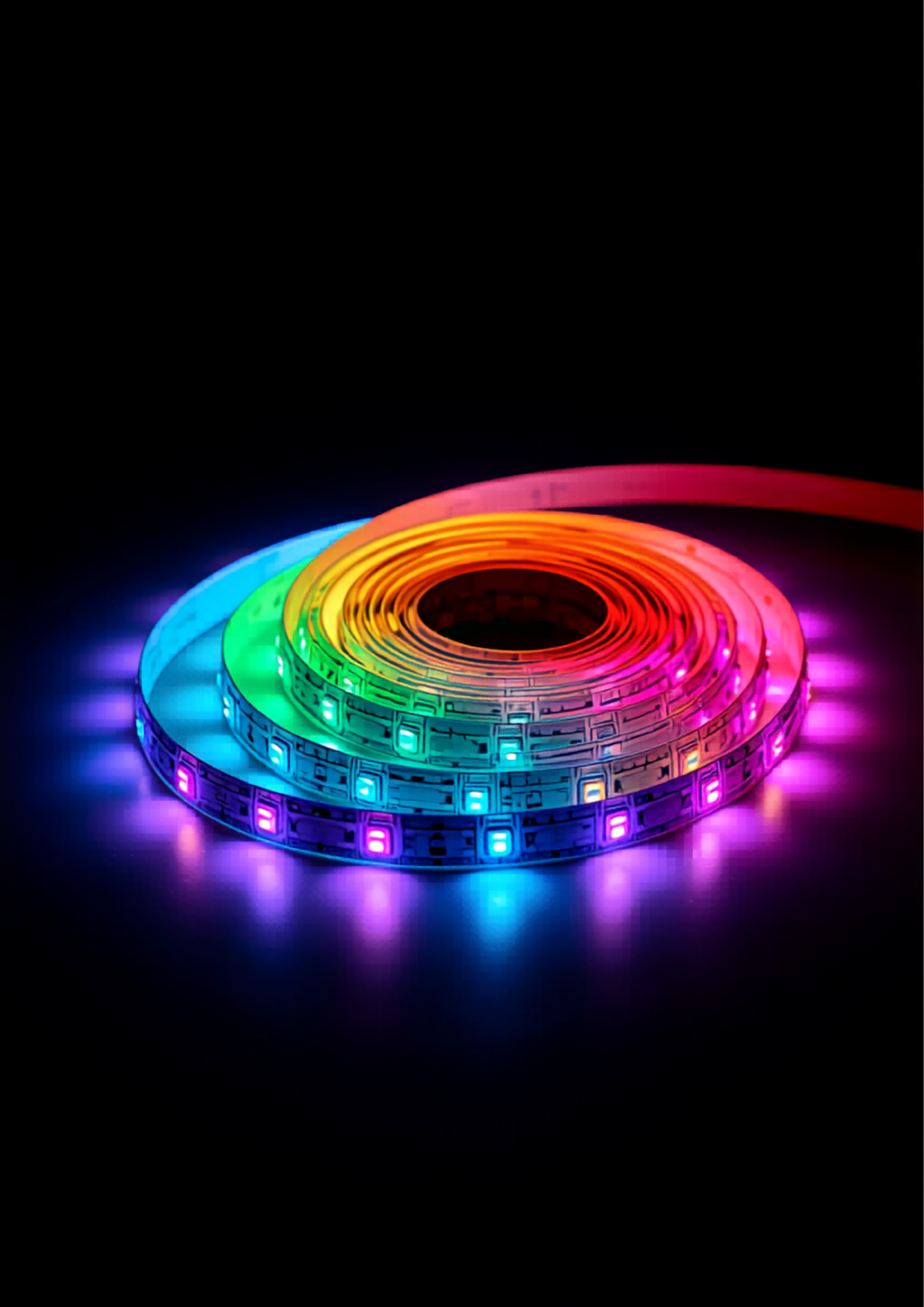 💡 Bandă LED S-Eye Multicolor 5m – RGB, Funcție Muzică, Telecomandă, 480 LED/m, Autoadezivă
