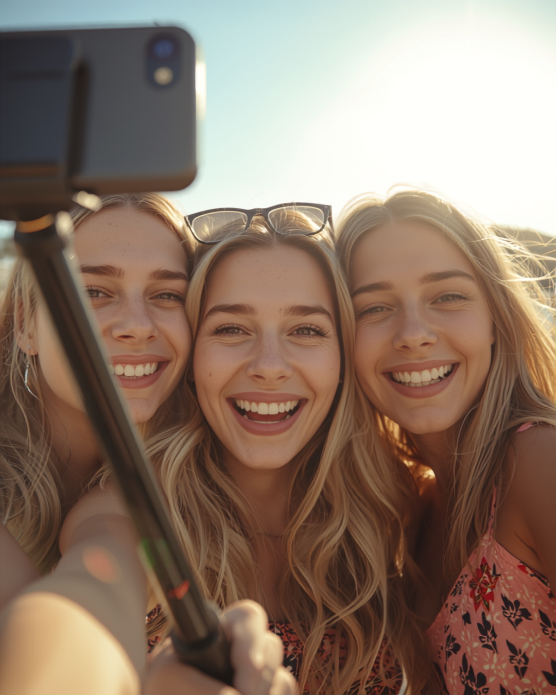 📸 Selfie Stick S-Eye 3-în-1 cu Trepied și Telecomandă Bluetooth 74cm