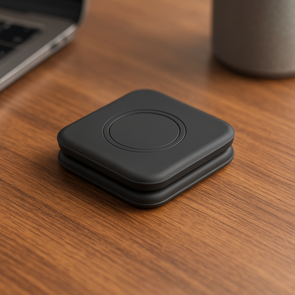 Incarcator Wireless 2in1 S-Eye DuoFold 15W, Fast Charging, USB-C, Telefon si Apple Watch, AirPods, Pliabil, Compatibil Qi – iPhone Samsung