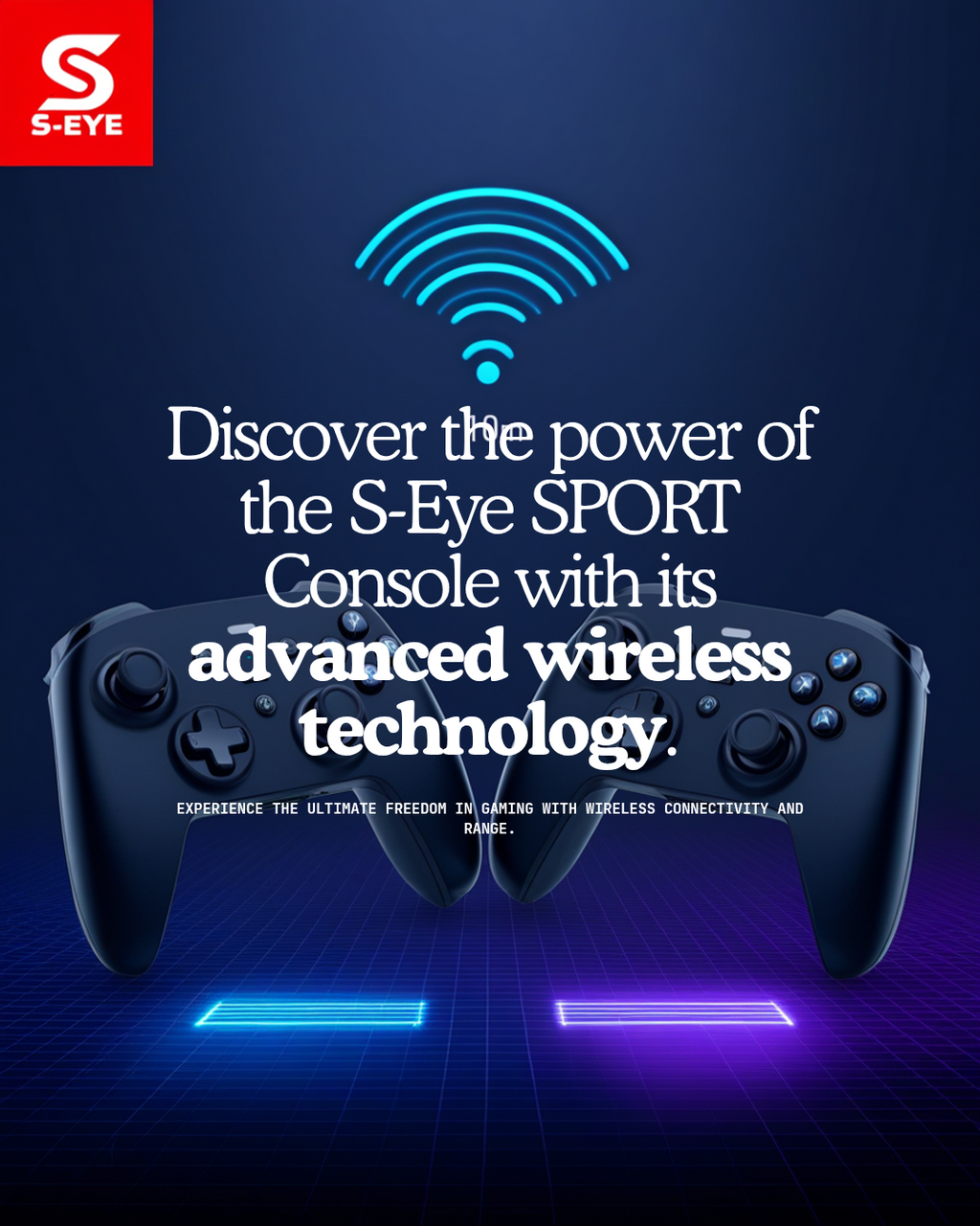 🎮 Consolă de Jocuri S-Eye SPORT 32-Bit cu 2 Controllere Wireless | 150 Jocuri | Ieșire AV TV