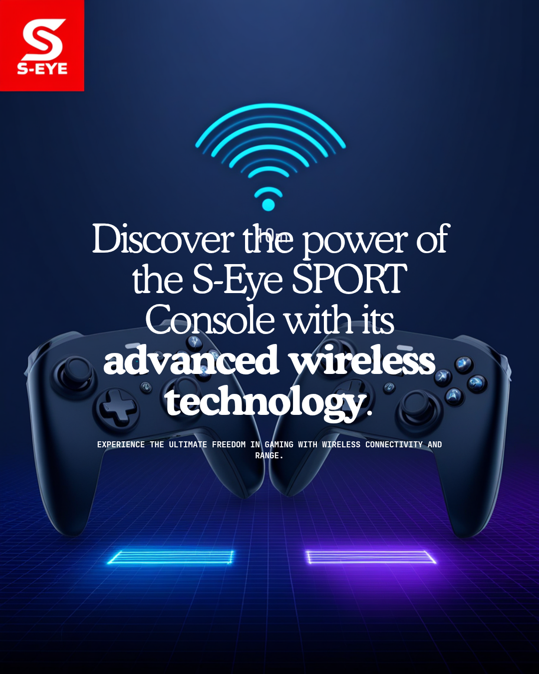 🎮 Consolă de Jocuri S-Eye SPORT 32-Bit cu 2 Controllere Wireless | 150 Jocuri | Ieșire AV TV
