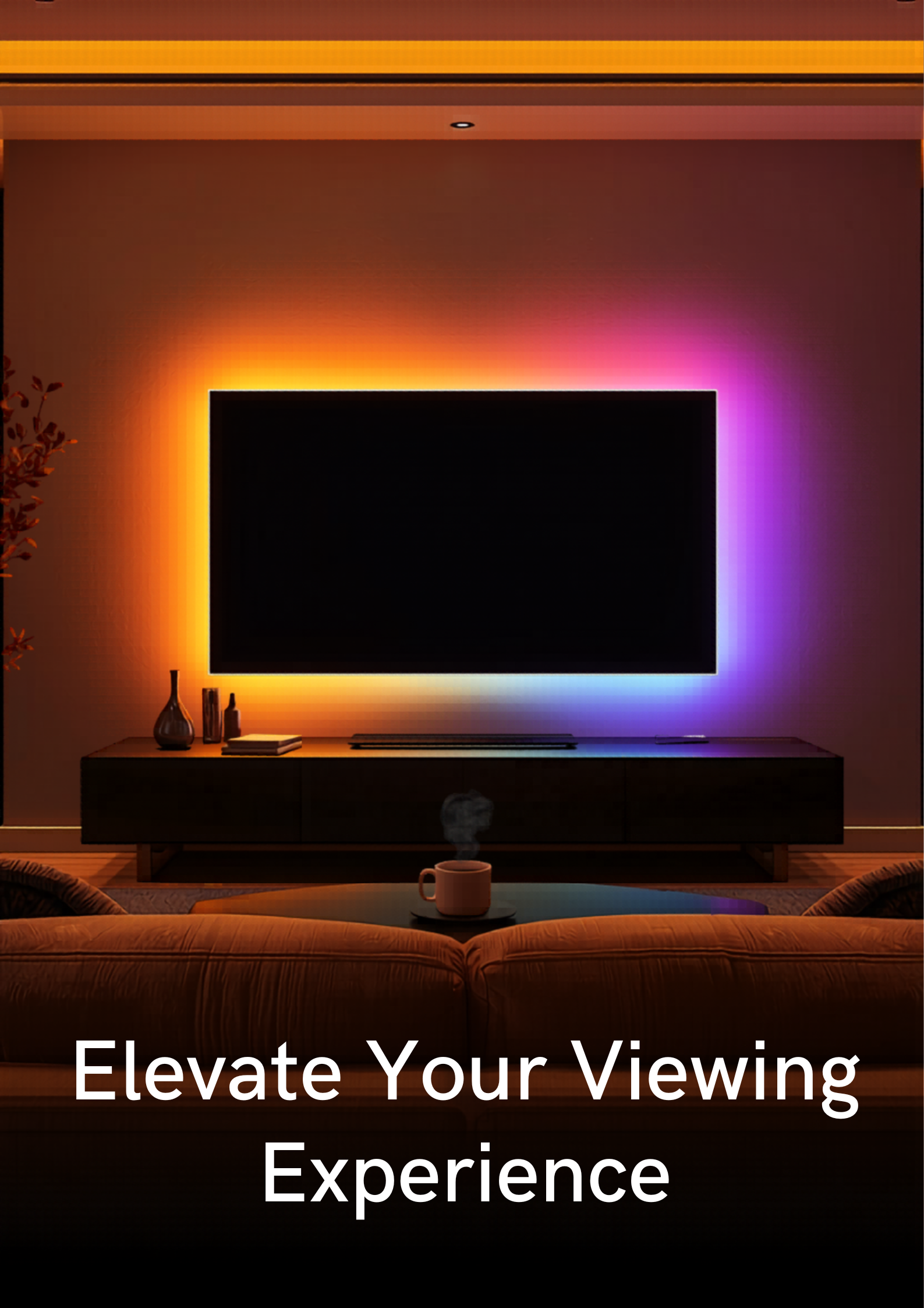 💡 Bandă LED S-Eye Multicolor 5m – RGB, Funcție Muzică, Telecomandă, 480 LED/m, Autoadezivă
