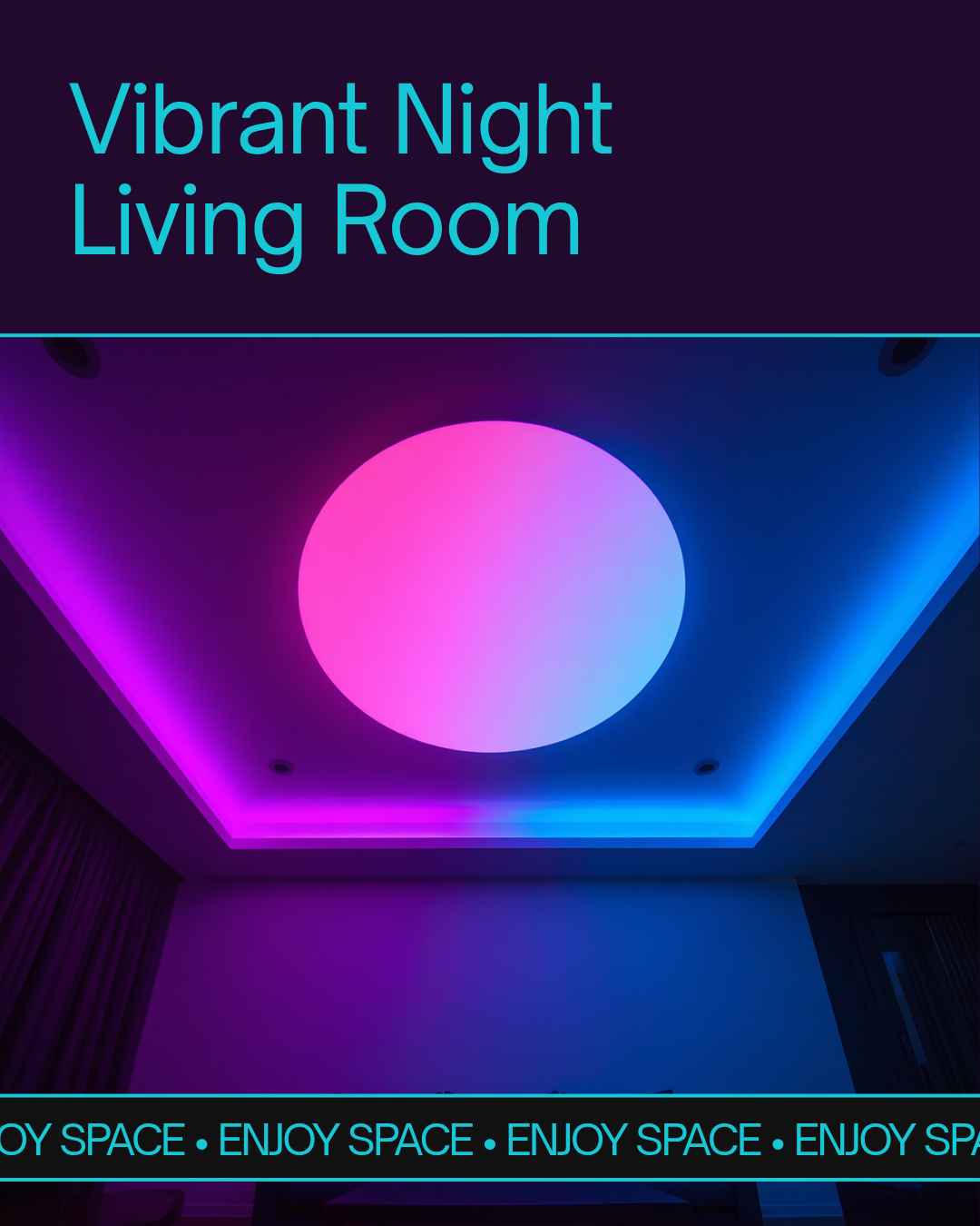 💡 Plafonieră LED Smart RGB 29cm – 1800 Lumeni, WiFi + Telecomandă, Alb Reglabil 3000–6500K