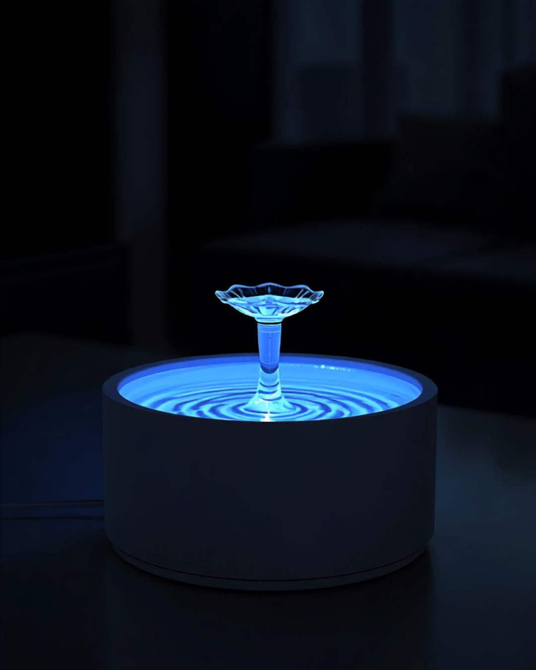 🐱 Fântână Adăpare Automată Nedis 2L – Pisici & Câini, Pompă Silențioasă, Filtru 4 Straturi, LED, USB