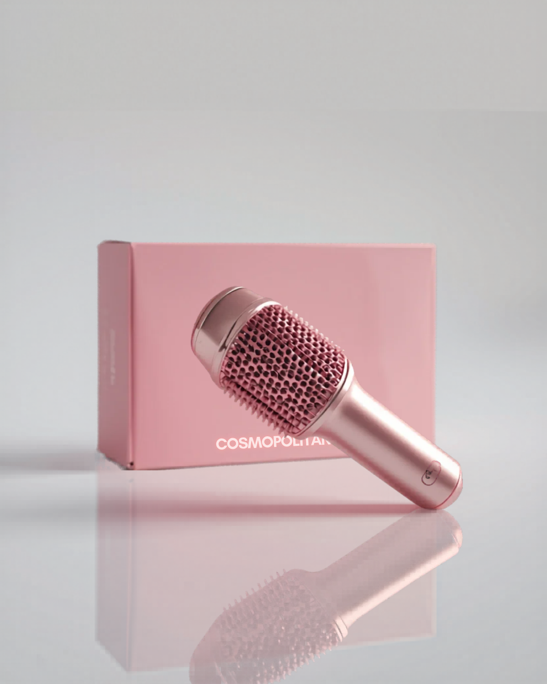 🌸 Cosmopolitan Perie Electrică Reîncărcabilă Magic Hot Brush – Ceramică, 3 Trepte Temperatură, Fără Fir