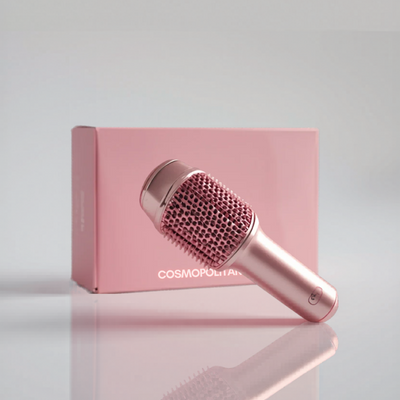 🌸 Cosmopolitan Perie Electrică Reîncărcabilă Magic Hot Brush – Ceramică, 3 Trepte Temperatură, Fără Fir