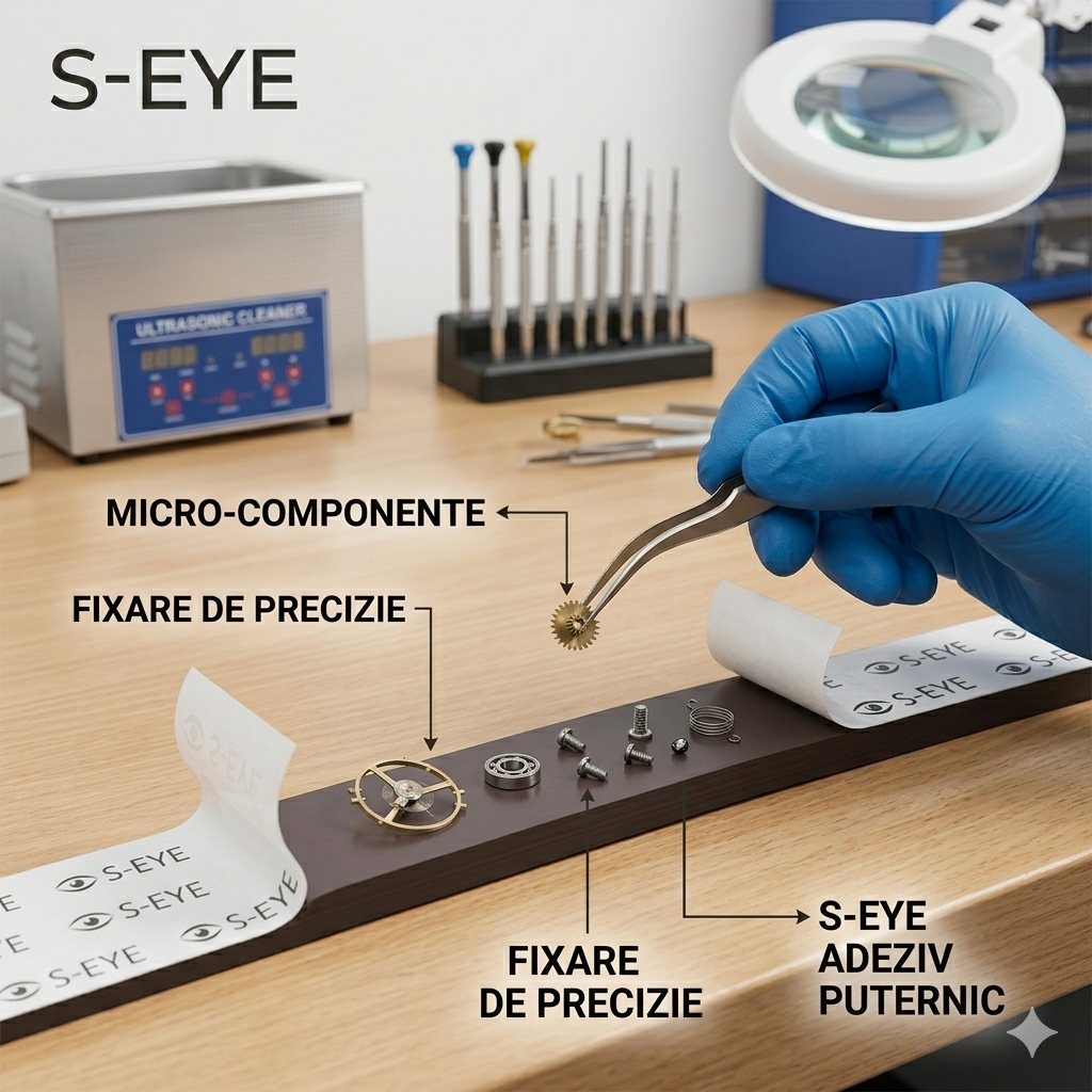 Bandă Magnetică Autoadezivă S-EYE 12mm x 3m – Flexibilă, Ultra-Puternică, Tăiere Liberă