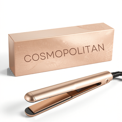 💇‍♀️ Placă de Îndreptat Păr Cosmopolitan Rechargeable – Fără Fir, Ceramică, 3 Trepte, USB-C, 20 min
