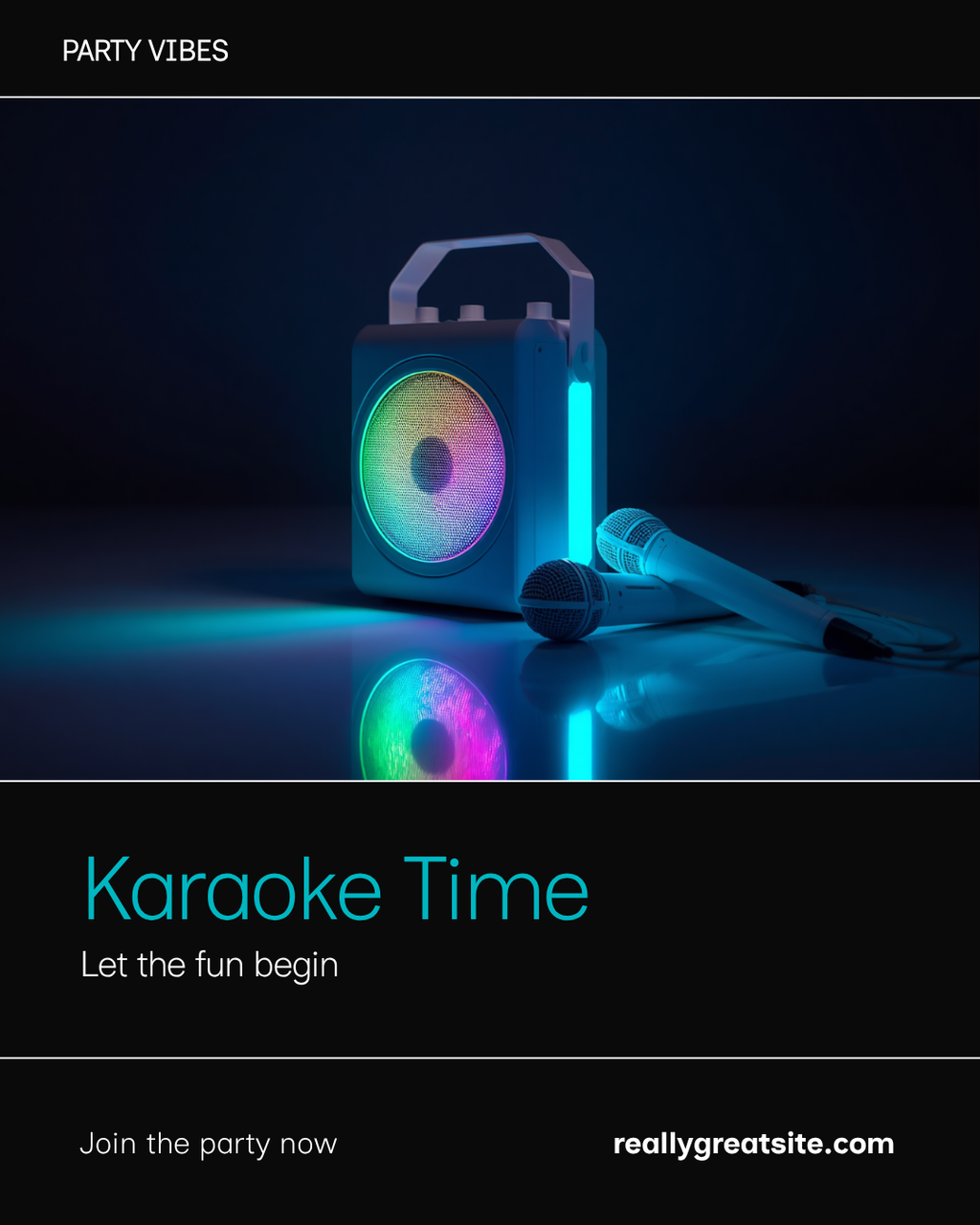 🎤 Set Karaoke cu Boxa Bluetooth 20W și 2 Microfoane – Ecou, 4 Moduri LED, Autonomie 10 Ore, Copii