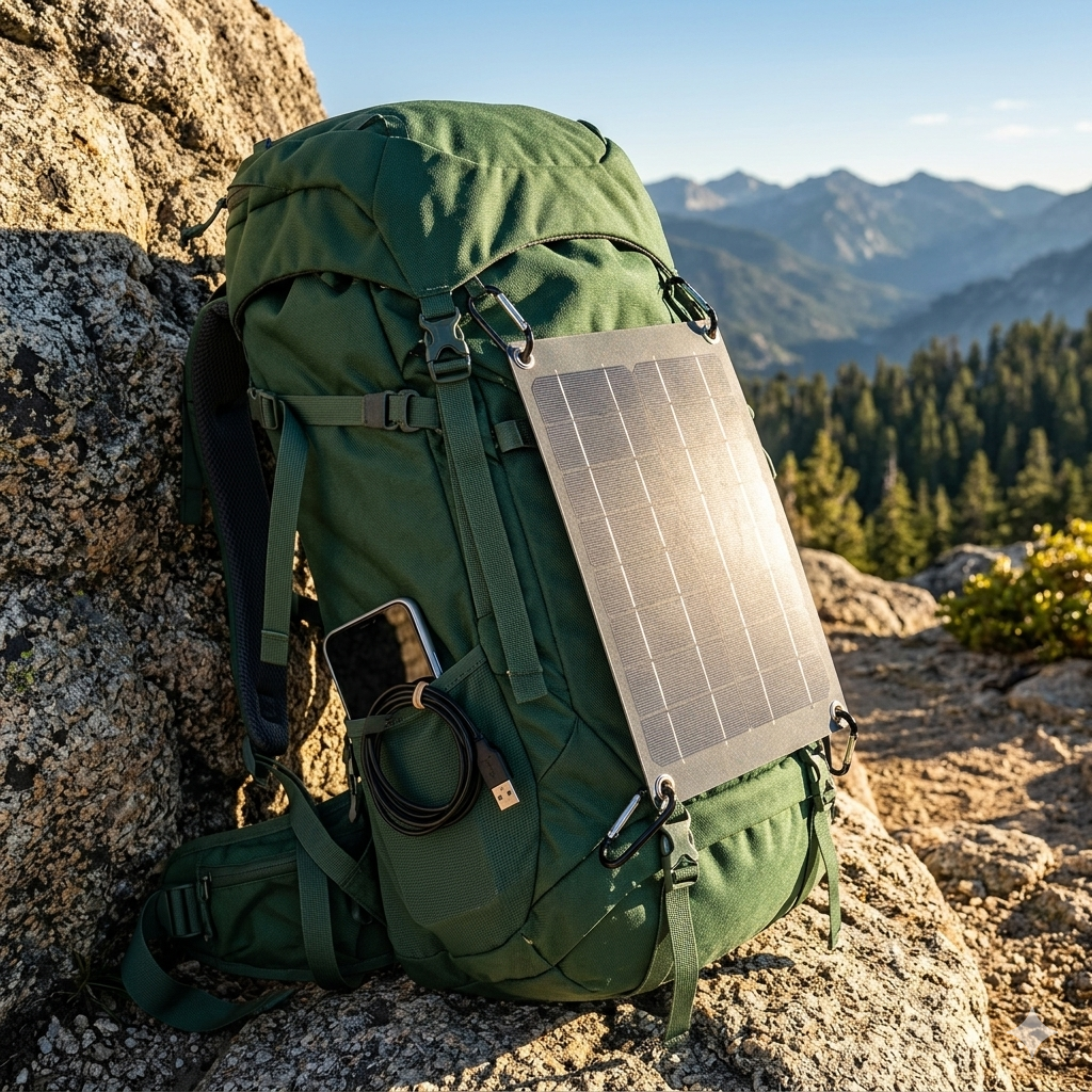 ☀️ Panou Solar Portabil S-Eye 10W – Încărcător Solar Monocristalin cu Ventuze, USB-A și Certificare TÜV | Camping & Travel