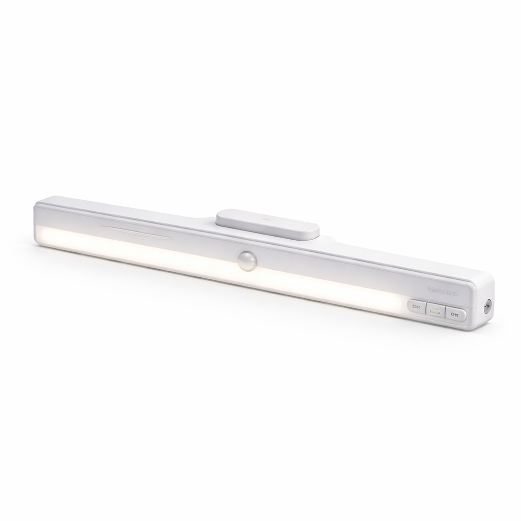 Lampa LED Dulap Grundig cu Senzor de Miscare – 38cm, 300 Lumeni, Reincarcabila USB-C
