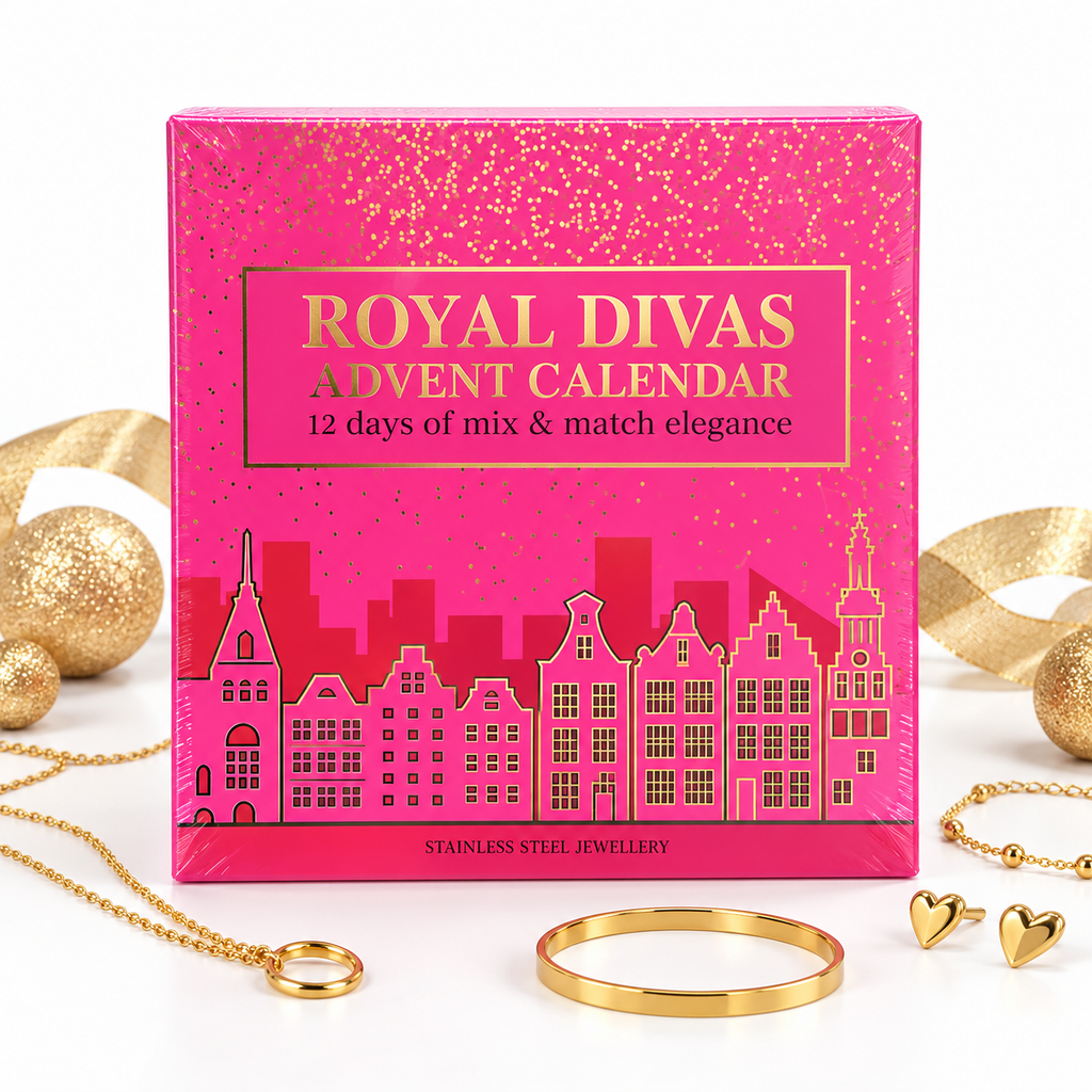 Set Advent Royal Divas cu bijuterii din oțel inoxidabil
