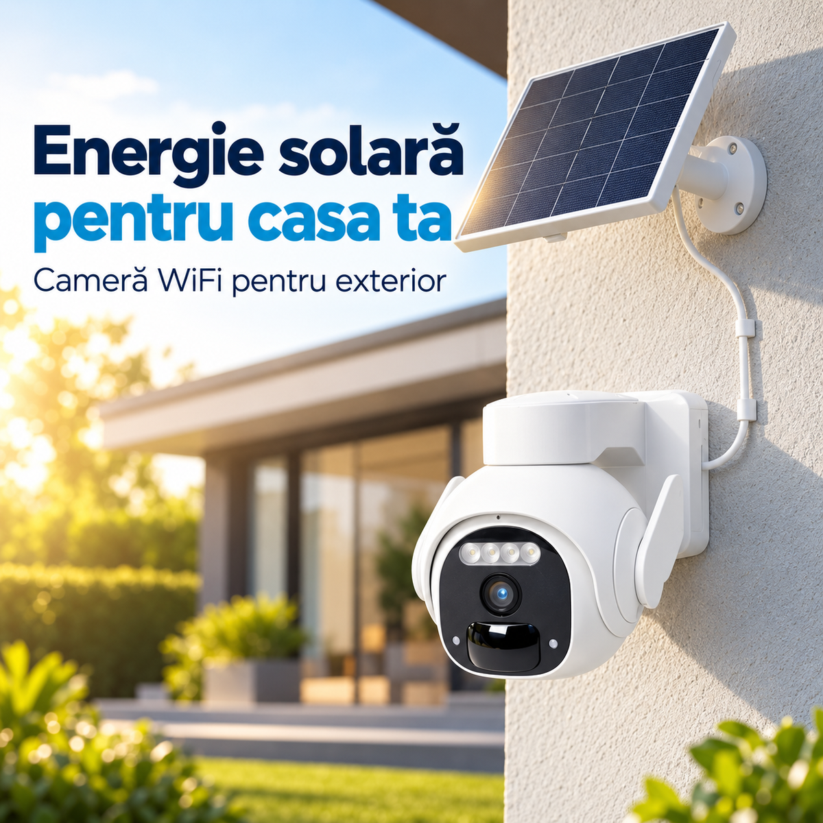 S-Eye LSC WiFi Solar PTZ – Alimentare solară