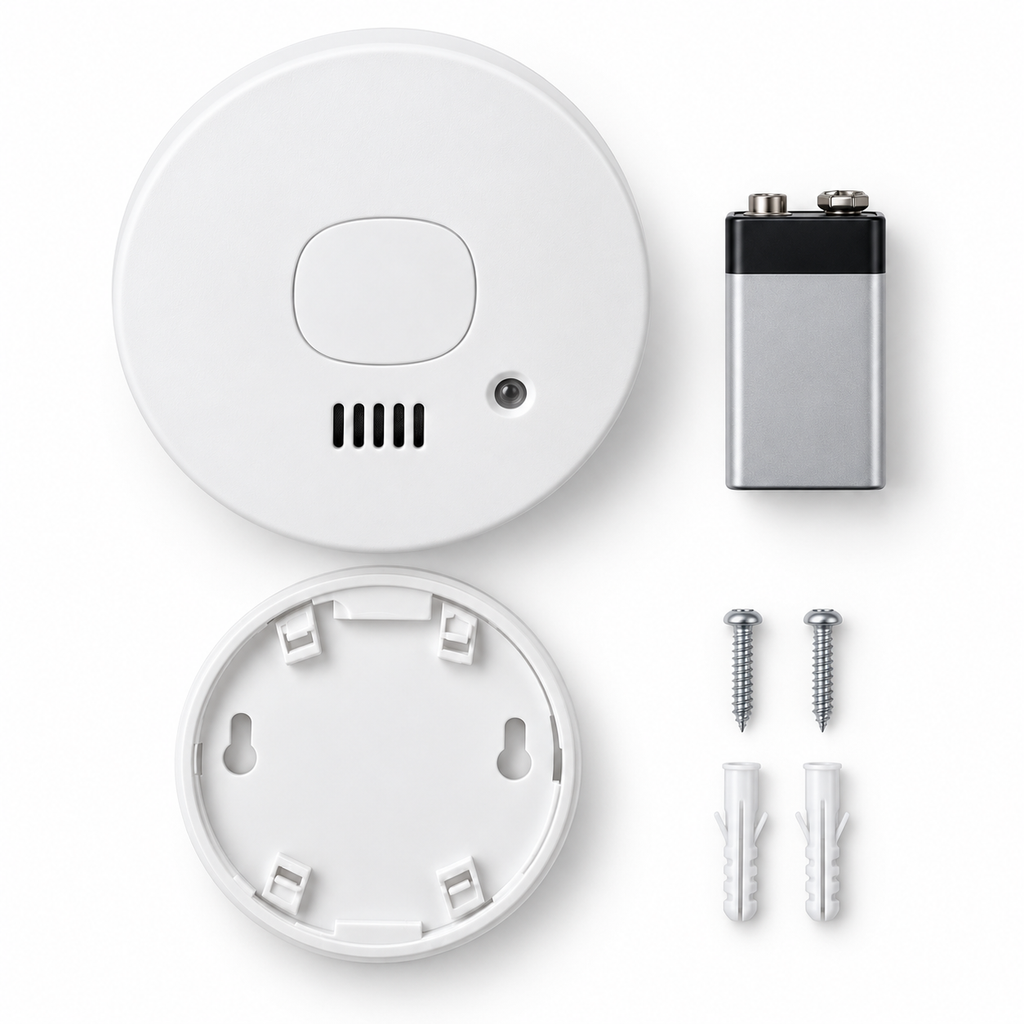 Detector Smartwares, baterie și materiale de fixare incluse