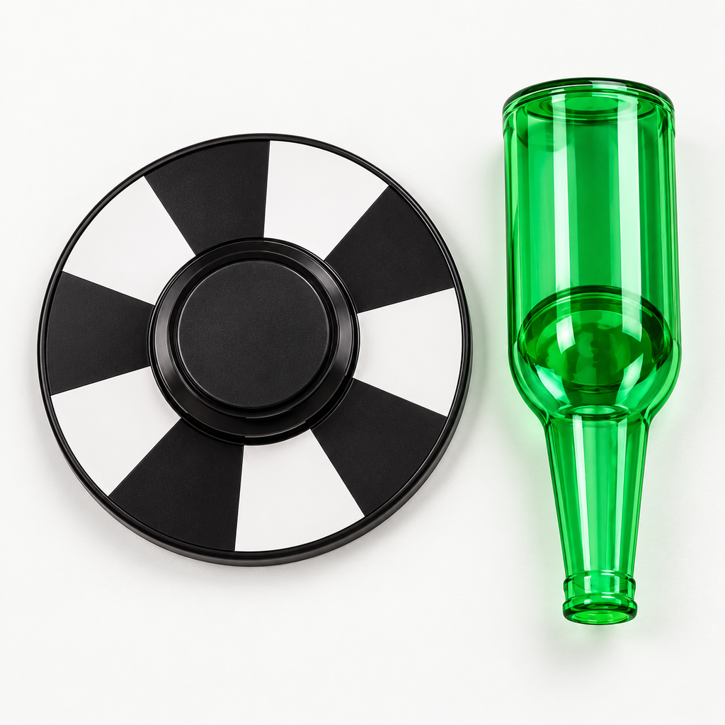 Componentele jocului Spin The Bottle
