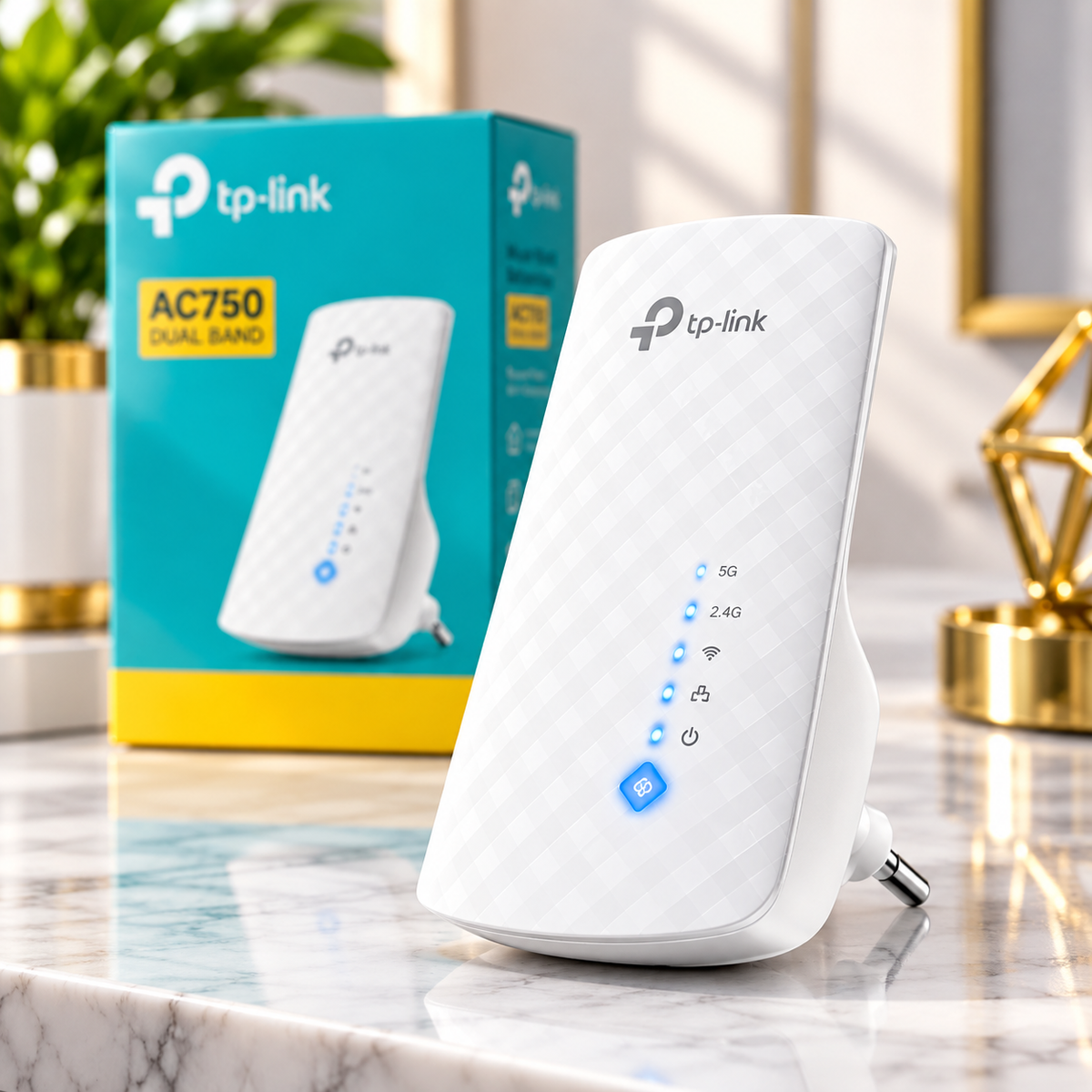 TP-Link RE190 cu ambalaj, prezentare premium