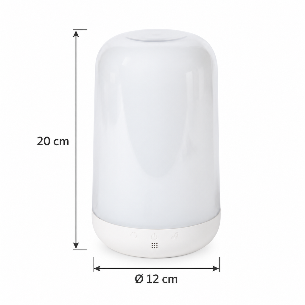 Veioză Moodlight cu dimensiuni Ø 12 × 20 cm