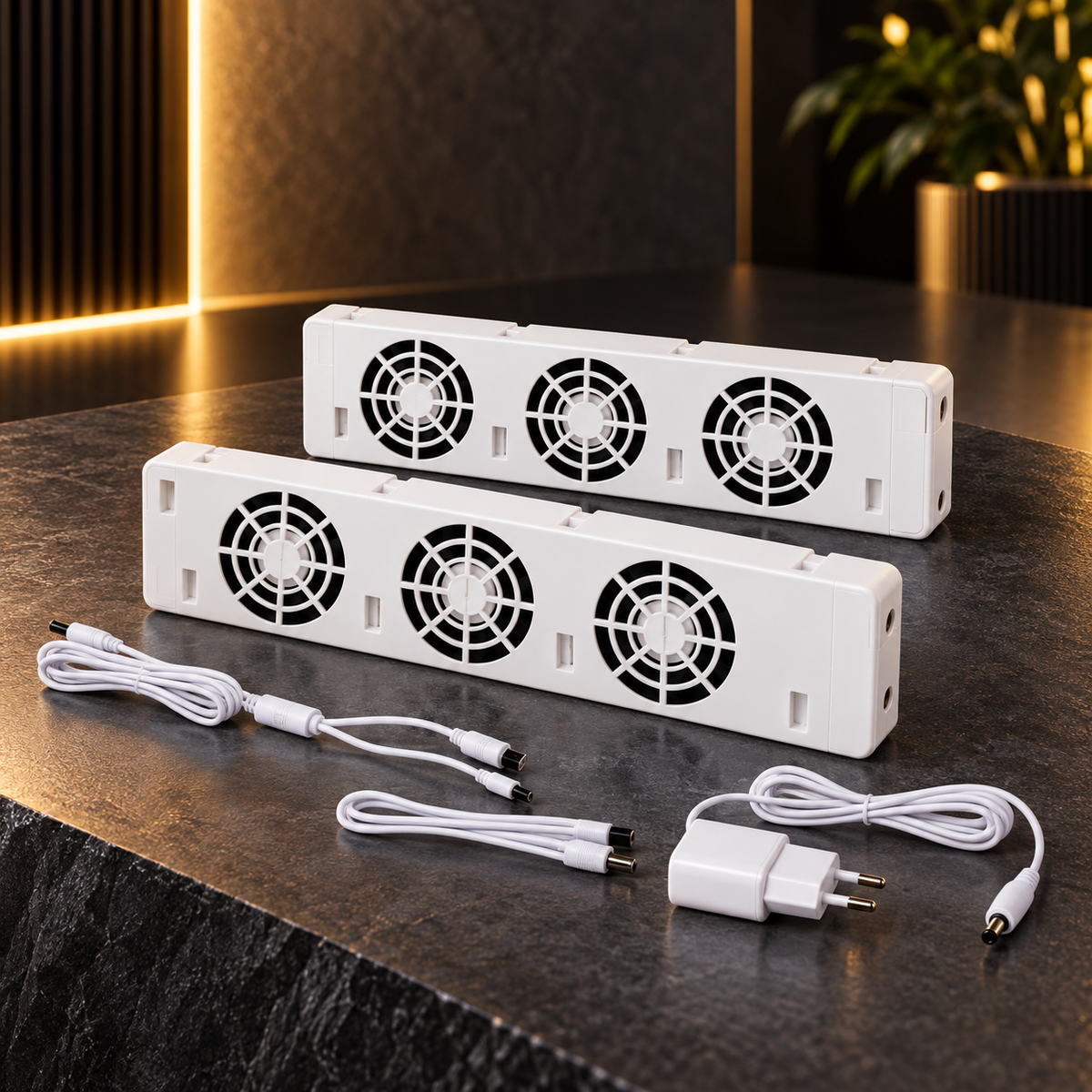 Set doua ventilatoare pentru calorifer, prezentare luxury