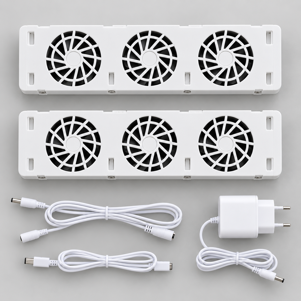 Continutul setului cu doua module si adaptor