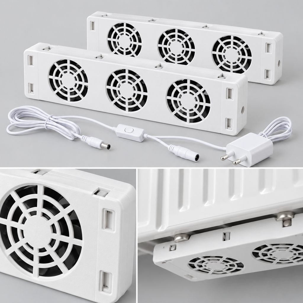 Detalii ale modulelor de ventilator pentru calorifer