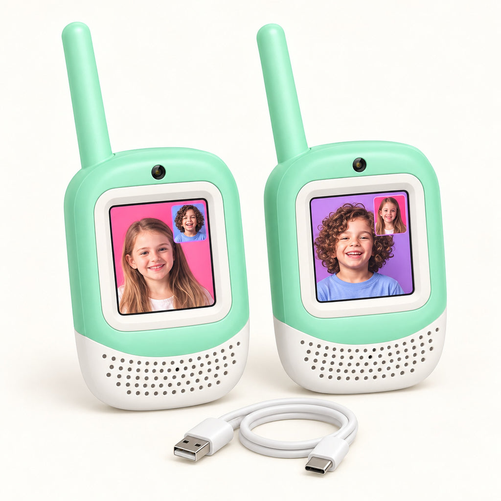 Set de două stații video mentă cu cablu USB-C
