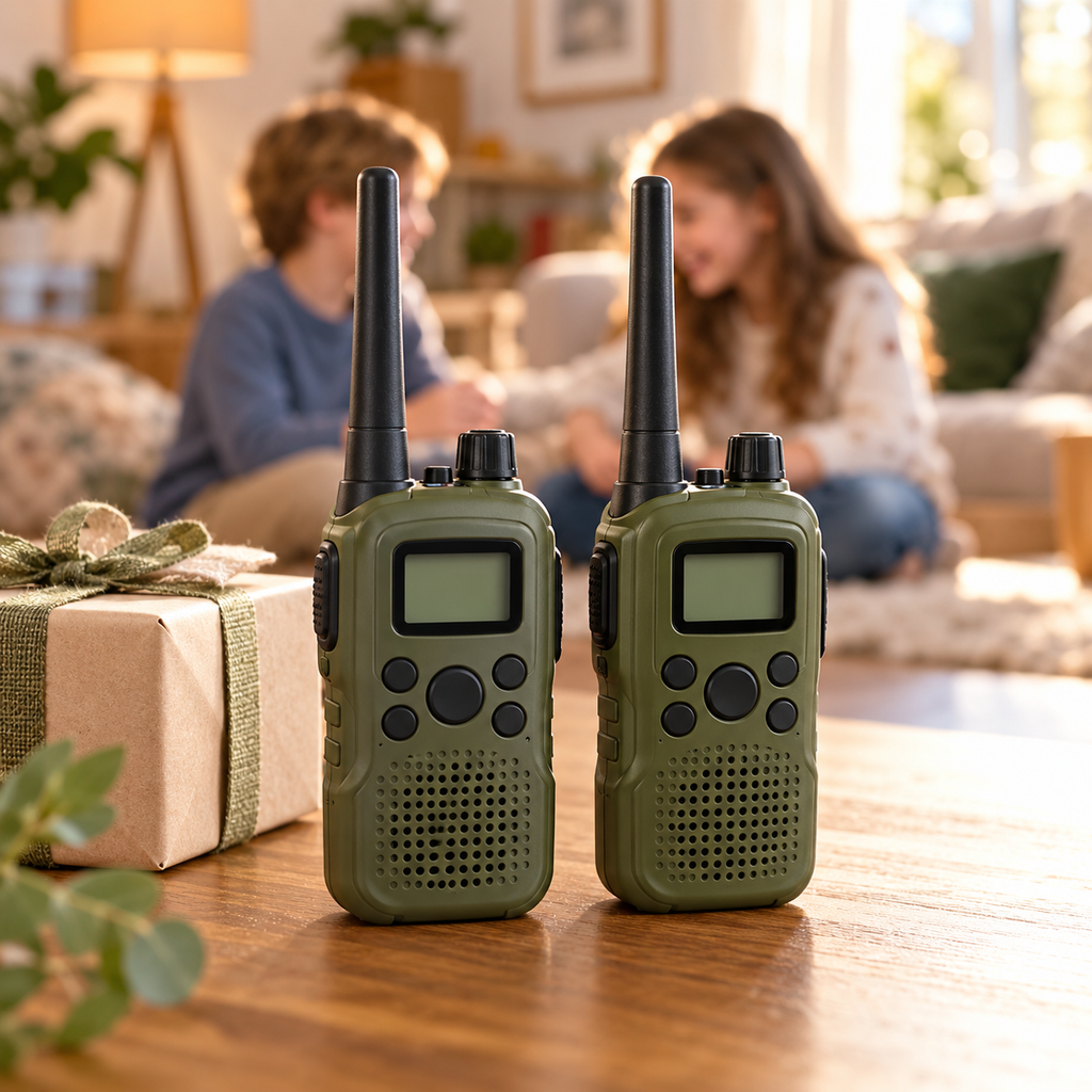 Set walkie-talkie S-Eye pentru copii, idee de cadou